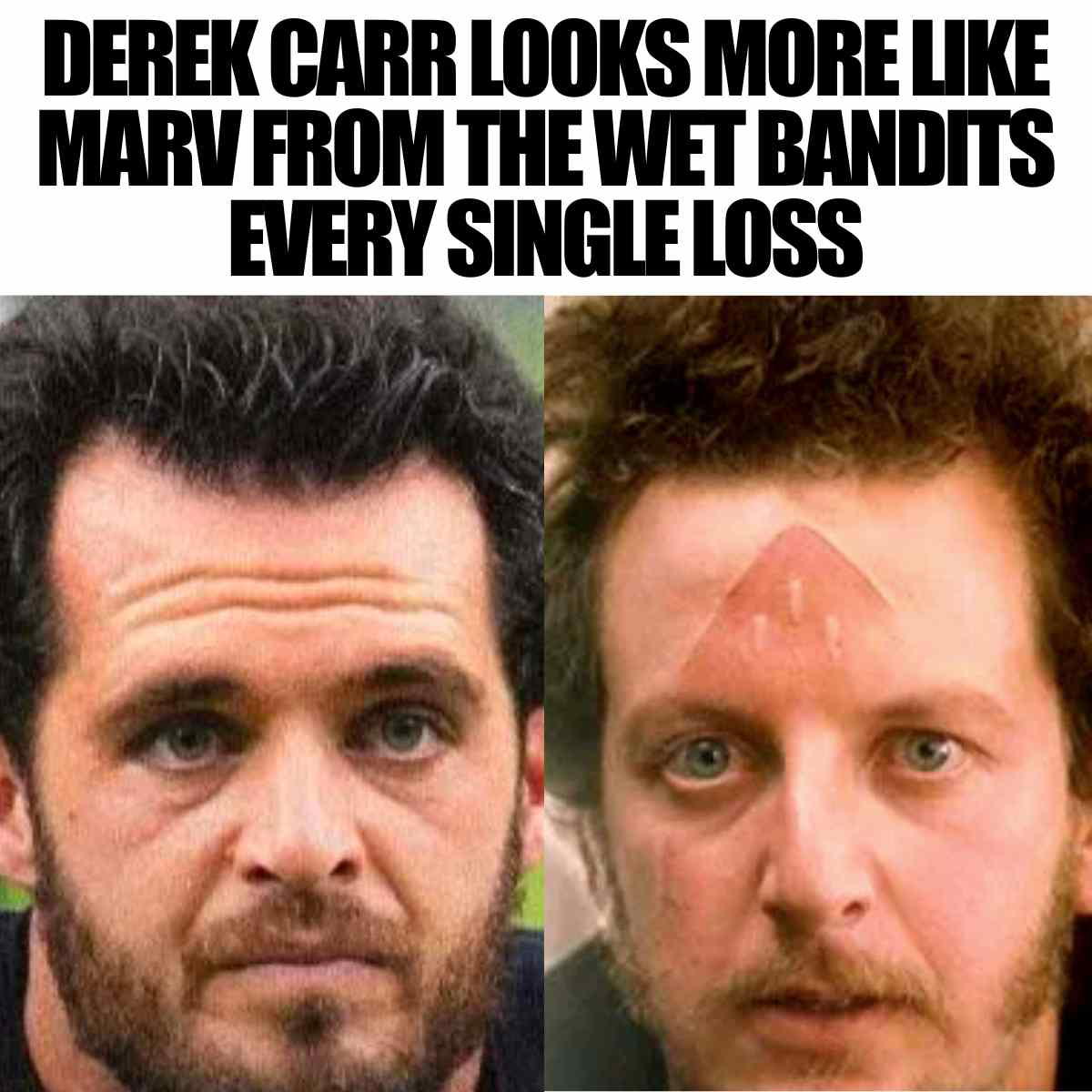 derek carr home alone meme derek carr home alone meme