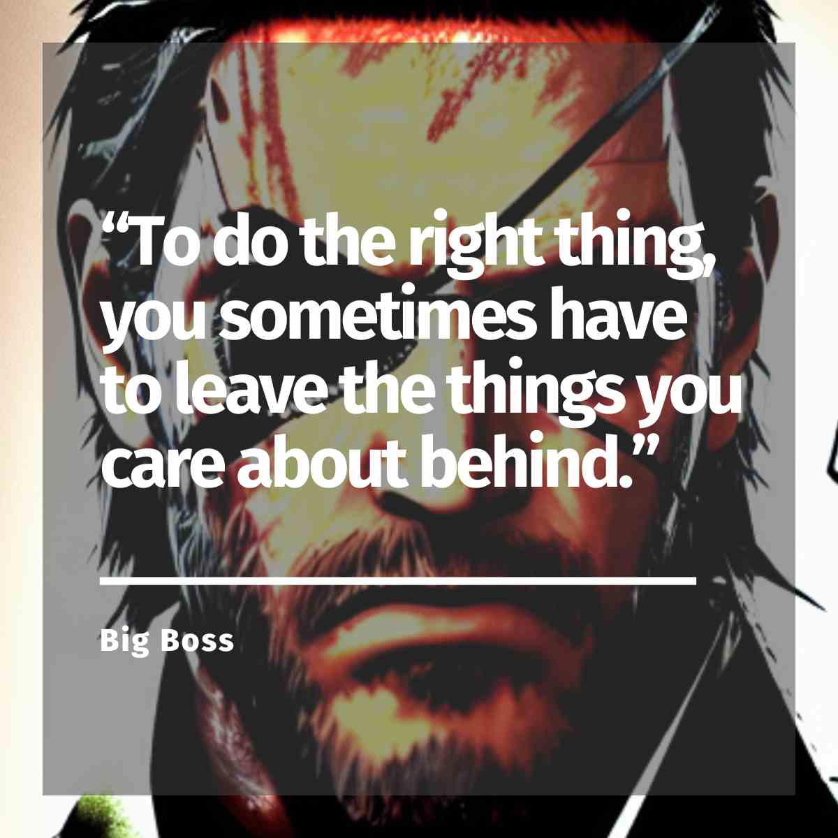 metal gear quote big boss metal gear quote big boss