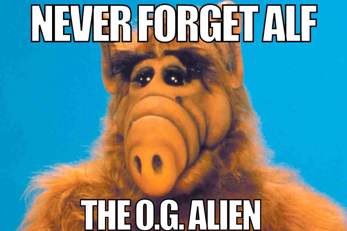 alf meme never forget ALF the o.g. alien life form