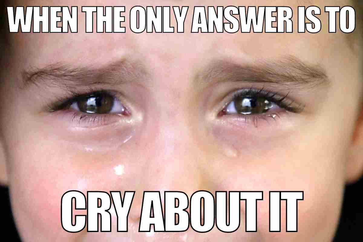 cry about it meme cry about it meme