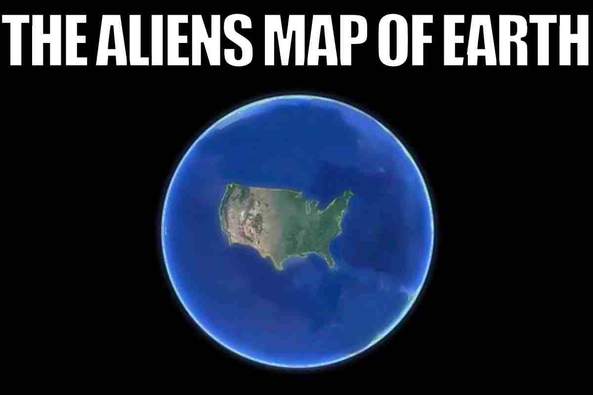 us aliens meme aliens map of the earth