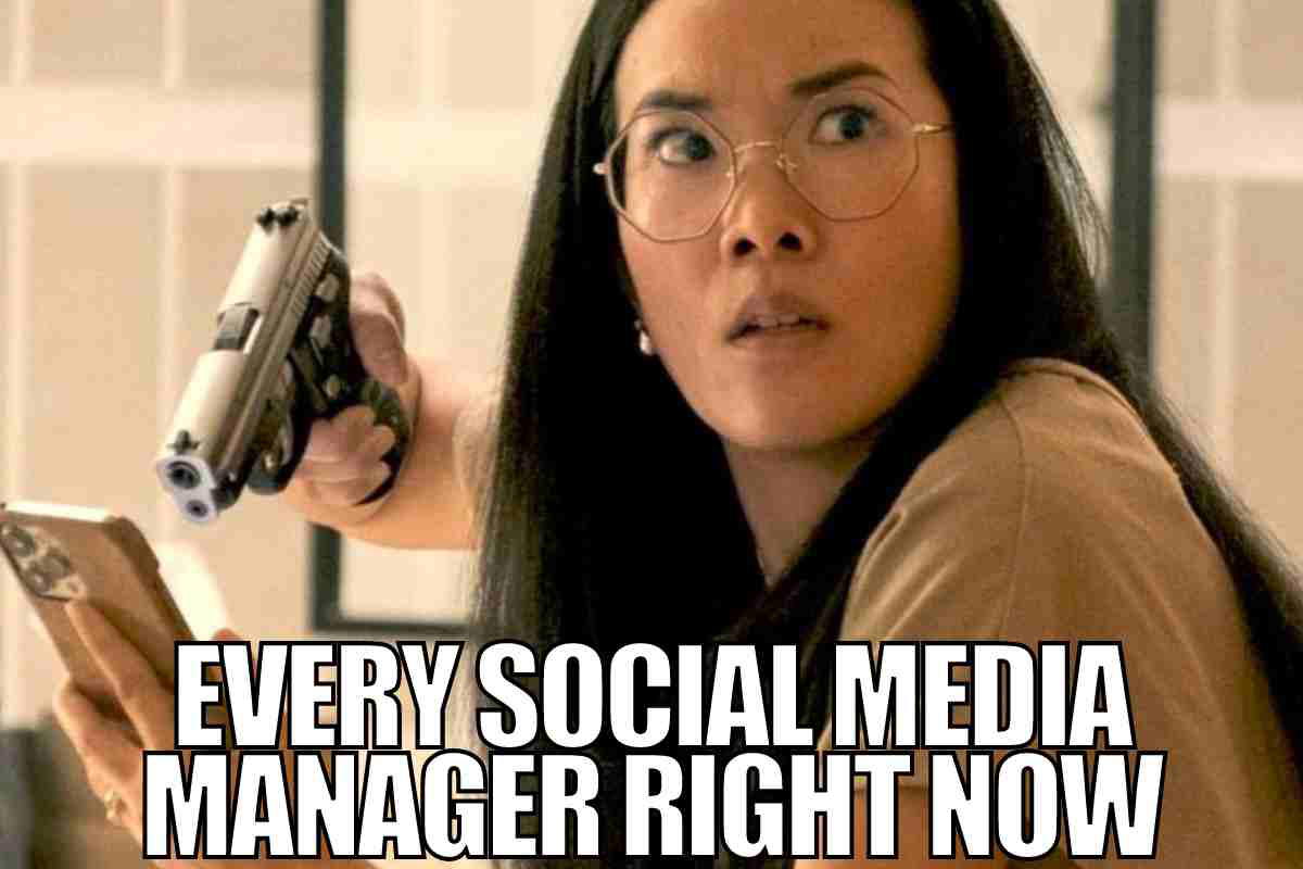 social media manager meme funny every social media manager right now