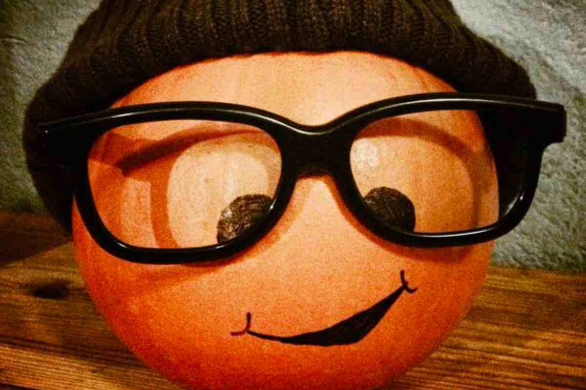 hipster pumpkin face hipster pumpkin face