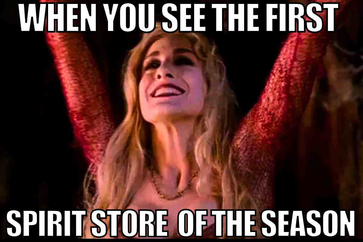 spirit halloween meme when you see the first spirit store meme