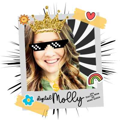 digital molly author polaroid photo of digital molly author