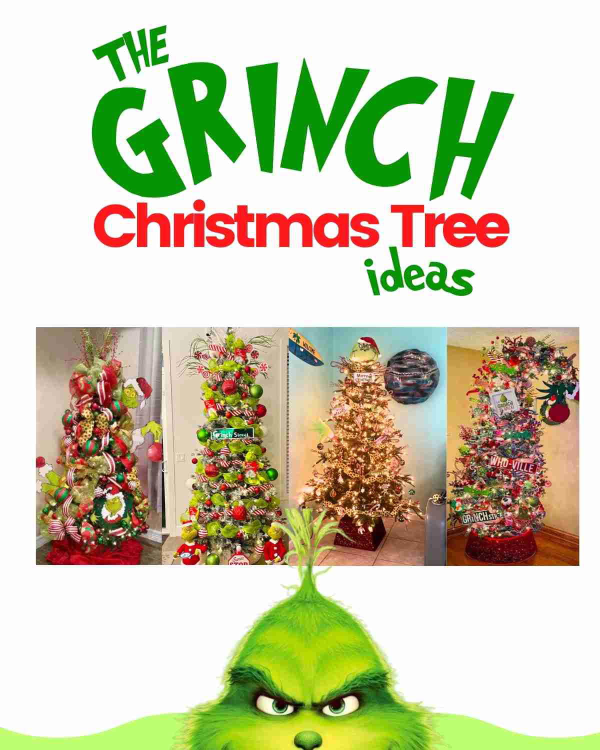 grinch christmas trees grinch christmas trees