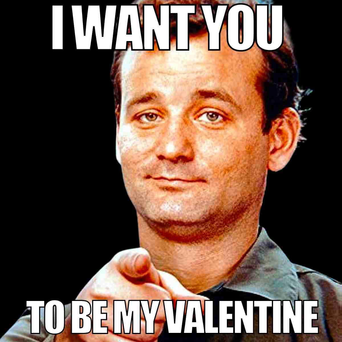 be my valentine meme Valentine's Day meme with a man pointing, saying 'I want you to be my Valentine'—you can't say no to this charming proposition!
