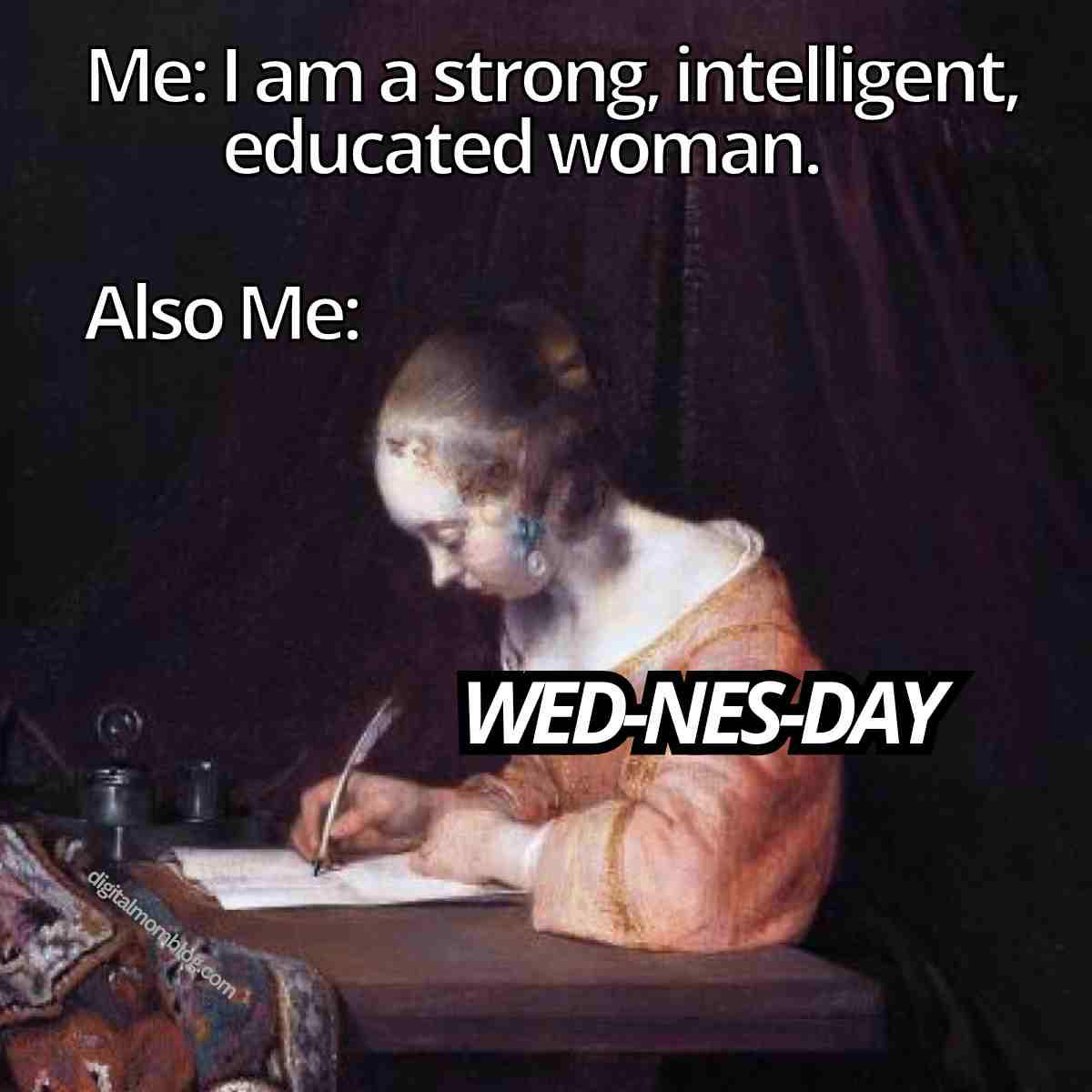 funny wednesday meme woman funny meme for wednesday about spelling wednesday