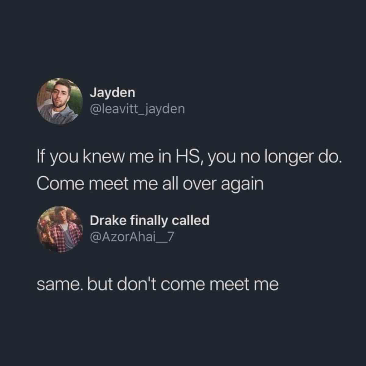 if you knew me in high school meme if you knew me in high school meme