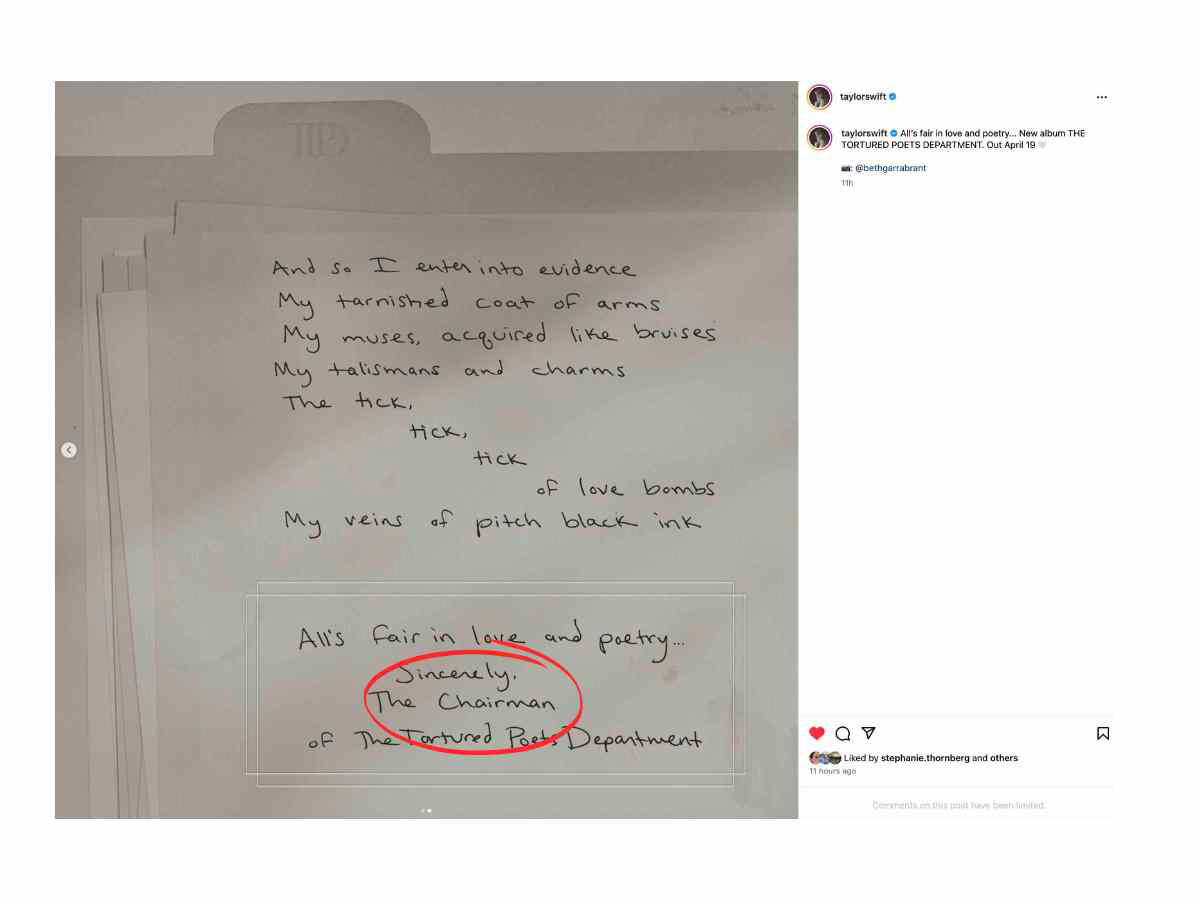 taylor swift chairman of the tortured poets department taylor swift chairman of the tortured poets department