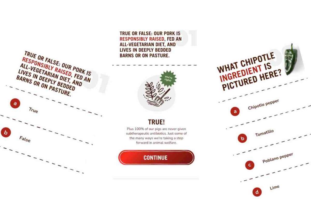 answers to chipotle quiz question and answers from chipotle quiz