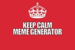 keep calm meme generator with a crown