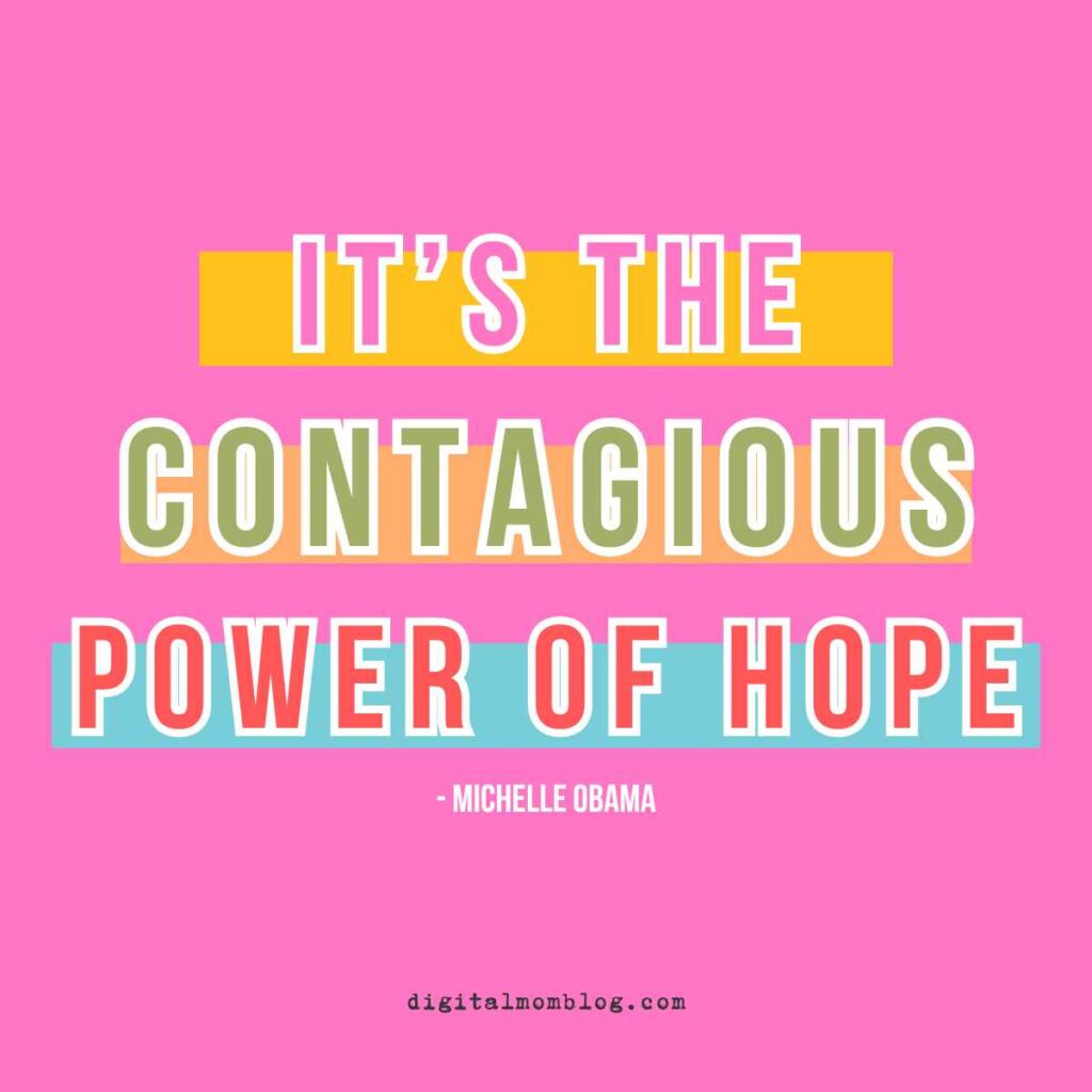 michelle obama quote dnc speech its the contagious power of hope michelle obama quote on hope
