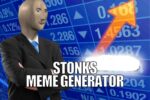 stonks meme generator stock market