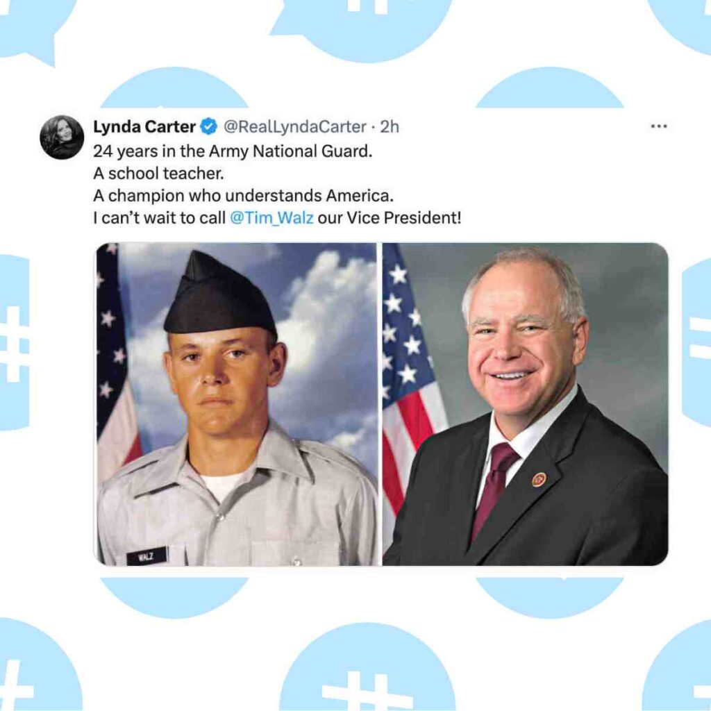 tim walz military meme tim walz military