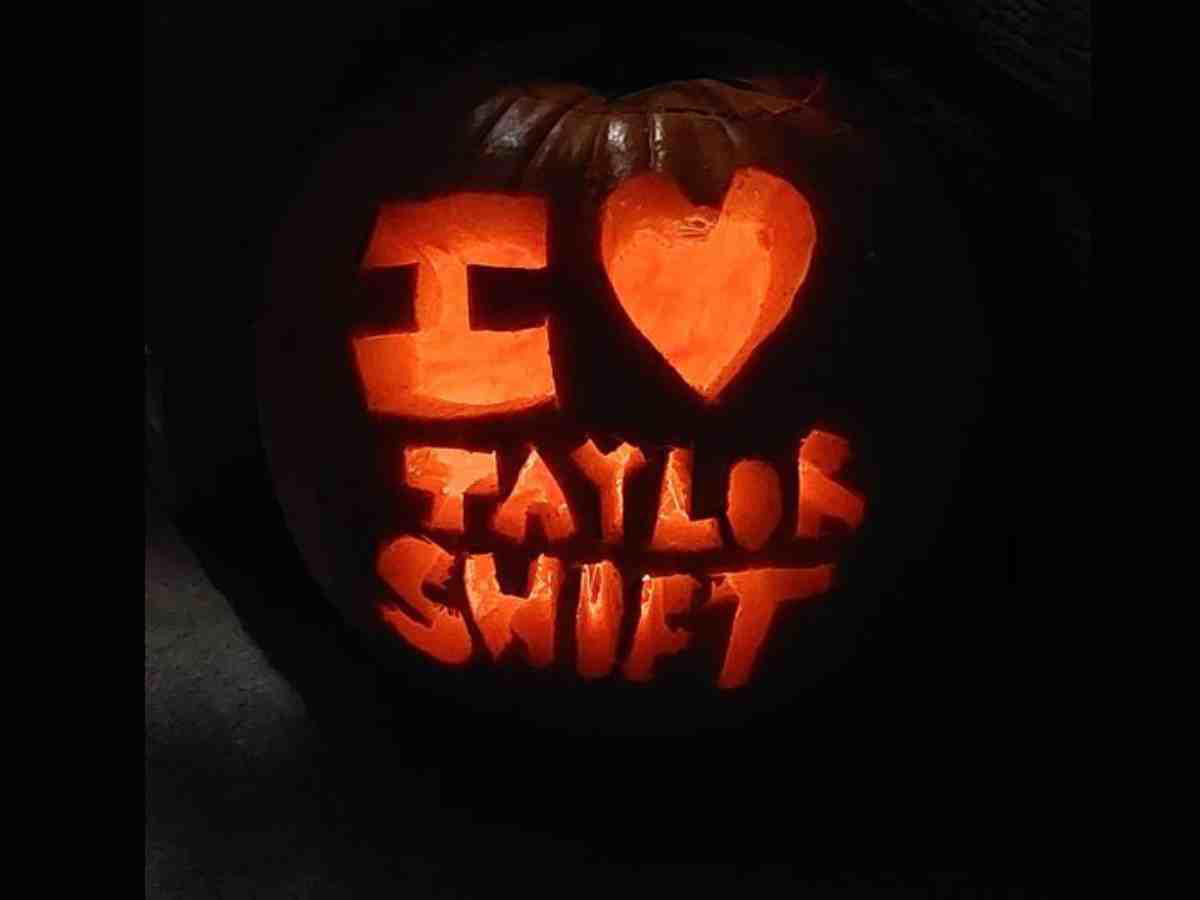i love taylor swift pumpkin pumpkin carved with i love taylor swift