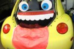 feature image for trunk or treat ideas car with trunk decorated as face