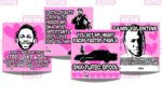 Printable Kendrick Lamarthemed Valentine's Day cards with pink backgrounds, heart patterns, and rapinspired love puns