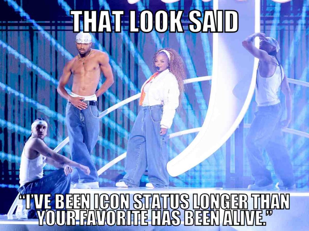 2025 ama janet jackson meme Janet Jackson performing in a 2025 AMA meme