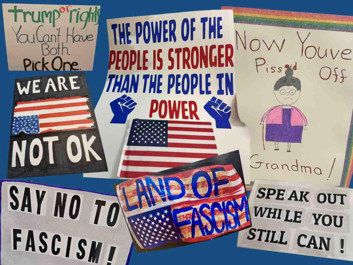 creative no kings protest sign ideas Creative No Kings protest sign ideas collage showcasing artistic and original protest sign designs